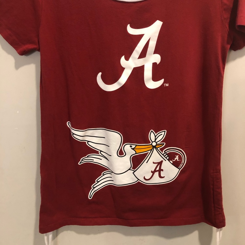 Alabama Crimson Tide tailgate t shirt red Stork - Picture 2 of 5